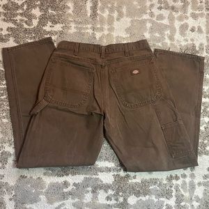 Brown dickies carpenter jeans